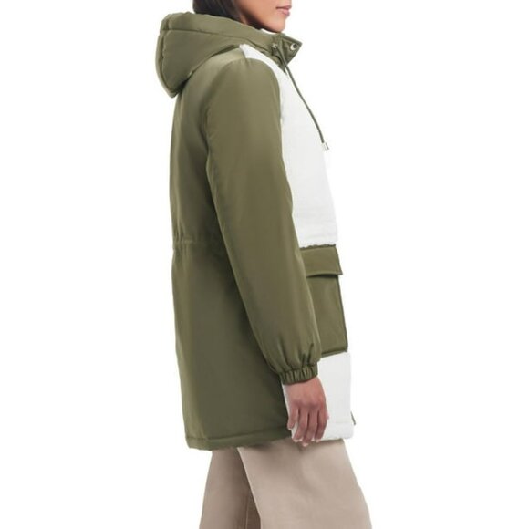 Brand New Sam & Libby Women's Mid-Length Parka With Sherpa Front Panel - Size M - Picture 5 of 6